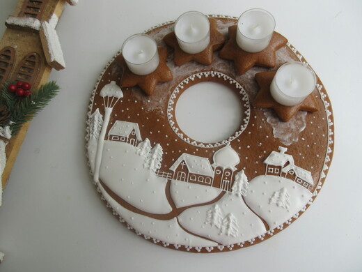 2024 Adventní věnec, cena: 400,- Kč