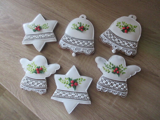 Andělíček,hvězda,zvon, cena: 55,- Kč
