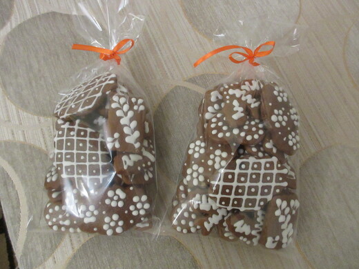 Balíčky perník, váha 500 gr, cena: 250 Kč