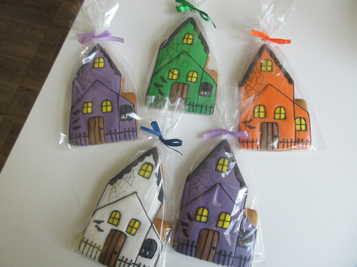 Halloween7, domečky 16cm, cena: 65 Kč