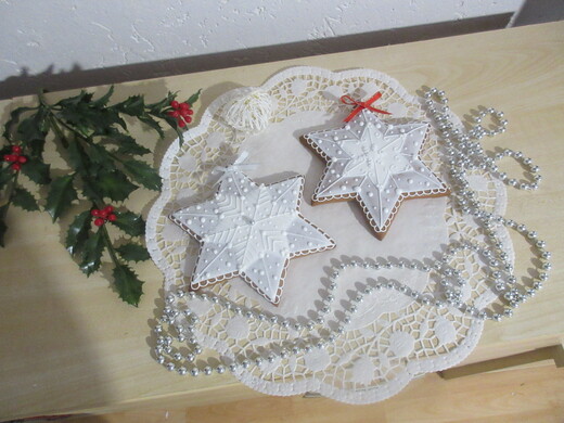Hvězdičky i k zavěšení, 14cm, cena:65- Kč